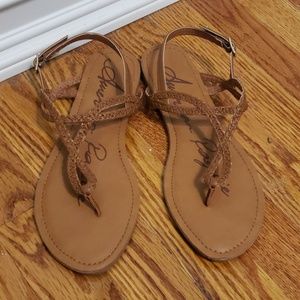 Never Worn American Rag Sandals